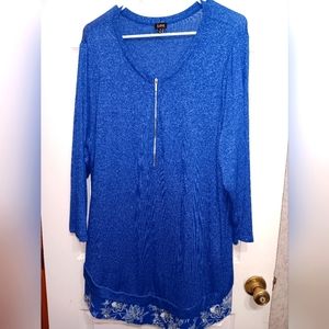 Lee tunic blue shirt